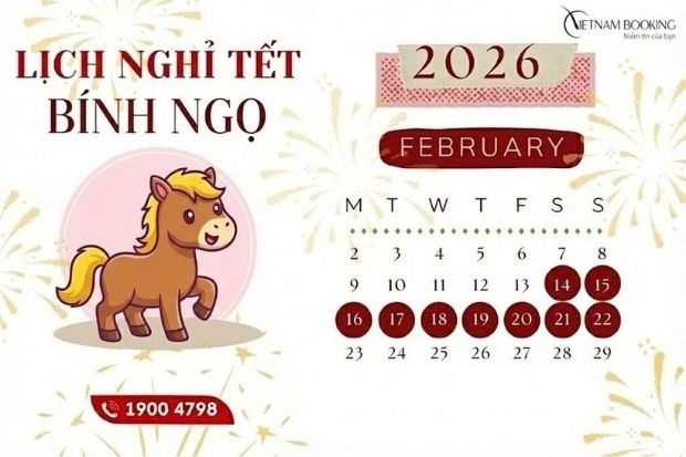 Tết Dương lịch 2026: Nghỉ dài 4 ngày từ 1/1 đến 4/1