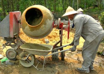 1 bao xi măng trộn bao nhiêu cát xây