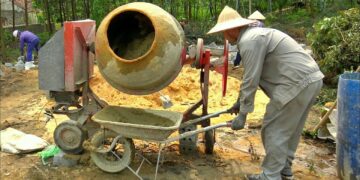 1 bao xi măng trộn bao nhiêu cát xây